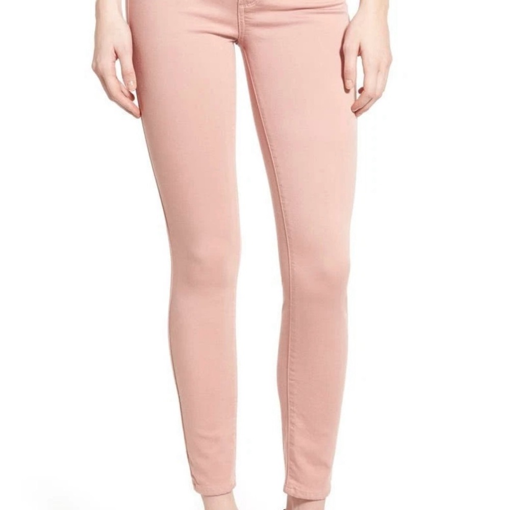 PAIGE Verdugo Blush Pink Skinny Jeans